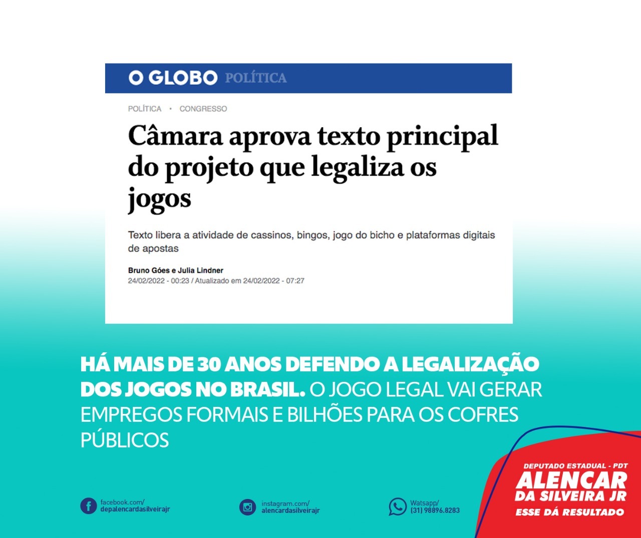 OAB Barro Preto - Deputado Alencar defende a Legalização dos jogos no Brasil