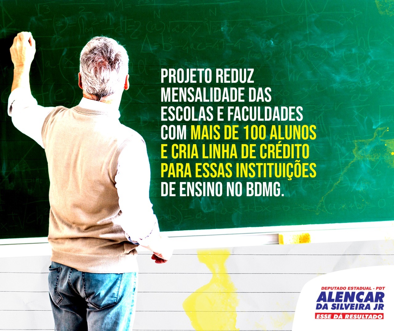 Deputado Alencar da Silveira Jr - Deputado apresentou projeto que reduz mensalidade das escolas e faculdades durante pandemia do covid-19 e cria linha de crédito especial para essas in