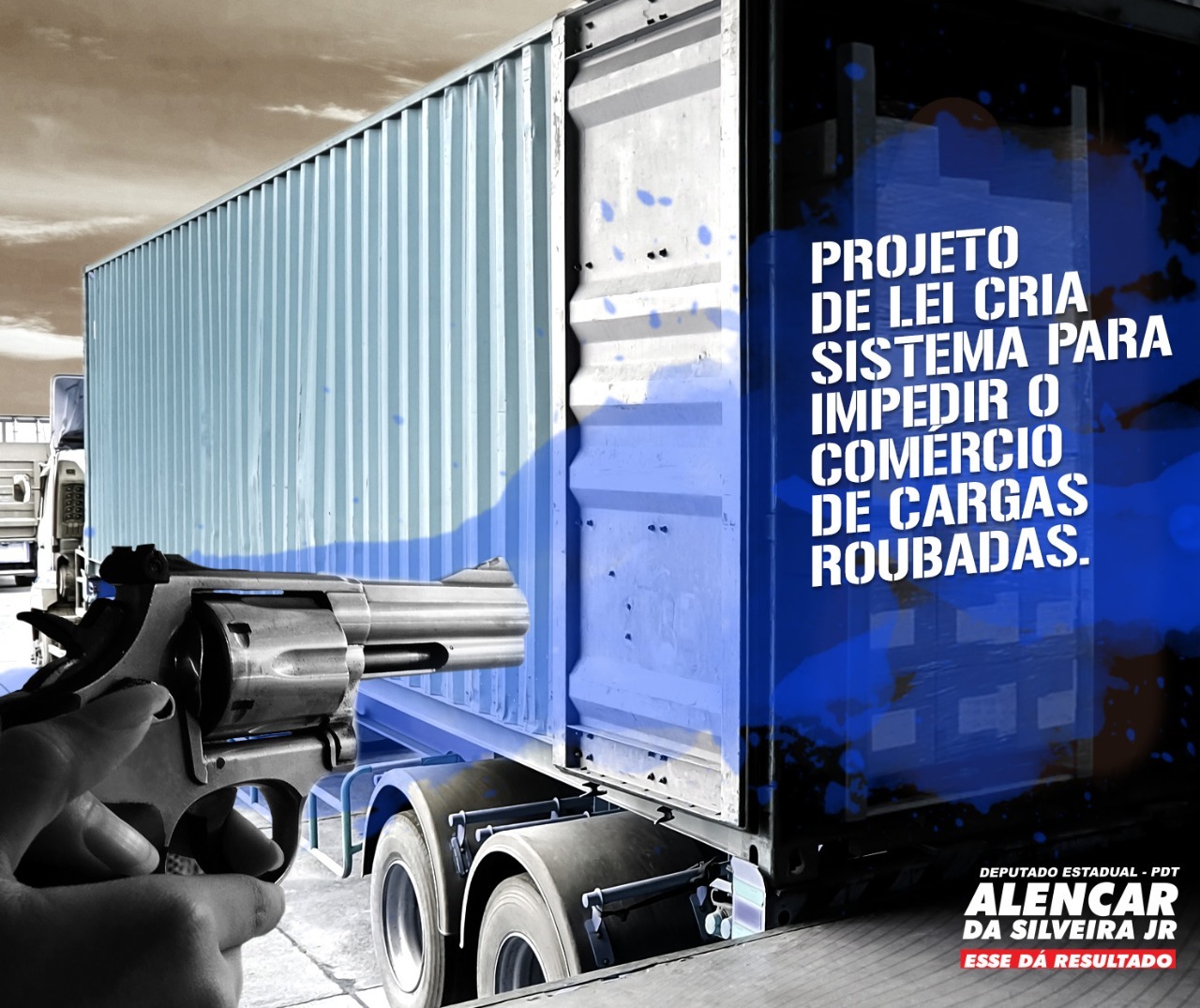 Deputado Alencar da Silveira Jr - Projeto cria sistema para impedir o comércio de cargas roubadas em Minas Gerais