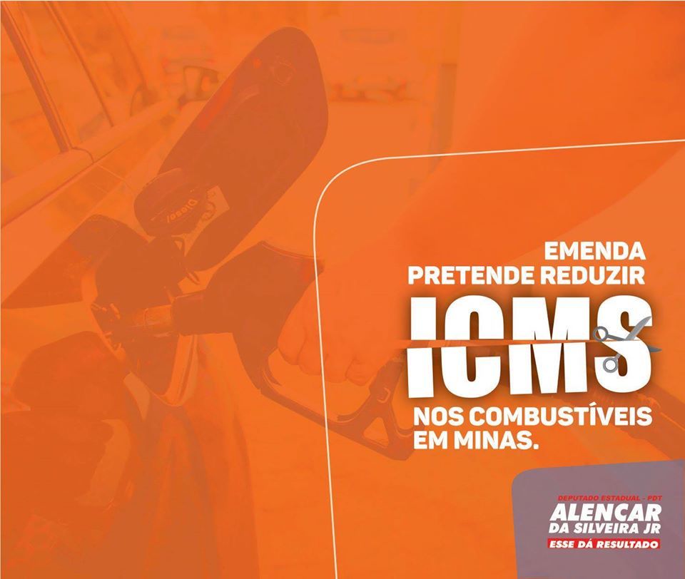Deputado Alencar da Silveira Jr - Emenda ao projeto que reajusta salários reduz o ICMS do combustível em Minas